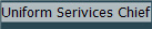 Uniform Serivices Chief